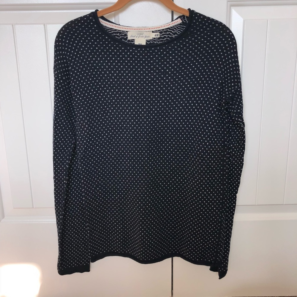 H&M polka dot sweater